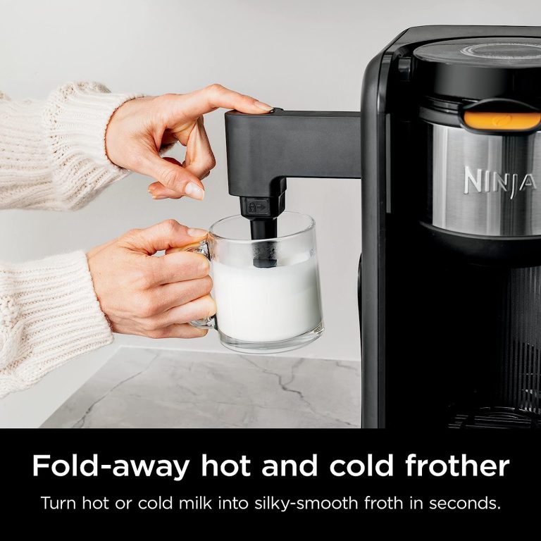 Ninja Hot and Cold Brewed System, Auto-iQ Tea and Coffee Maker with 6 Brew Sizes, 50 fluid ounces, 5 Brew Styles, Frother, Coffee & Tea Baskets with Glass Carafe (CP301)