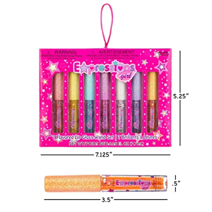 Expressions Girl / 7-piece Flavored Lip Gloss Set