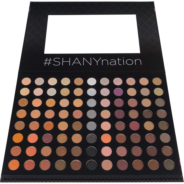 SHANY Natural Fusion Makeup Palette – 88 Color Highly Pigmented Blendable Natural Color Matte Eye shadow Palette – Nude