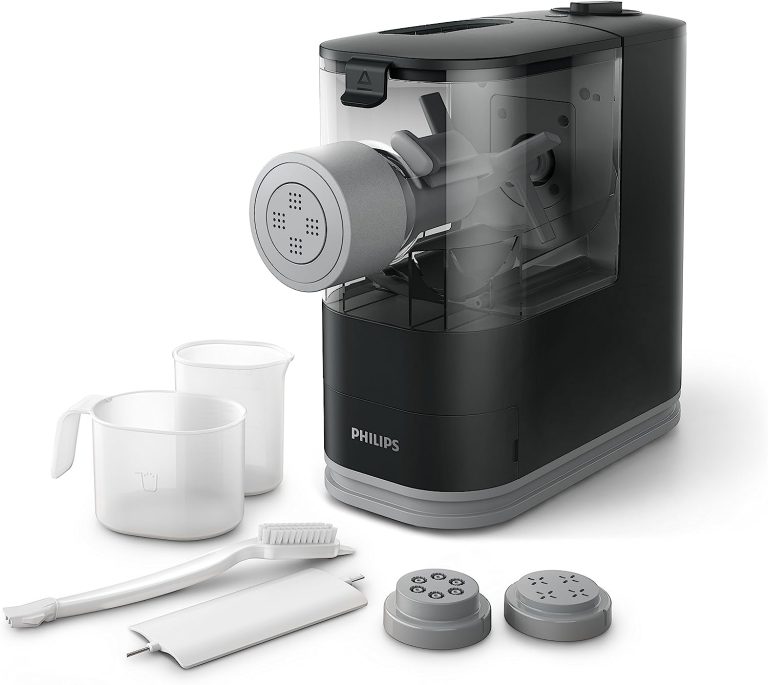 Philips Kitchen Appliances – HR2371/05 Philips Kitchen Appliances Philips Compact Pasta Maker, Viva Collection, Black, Small