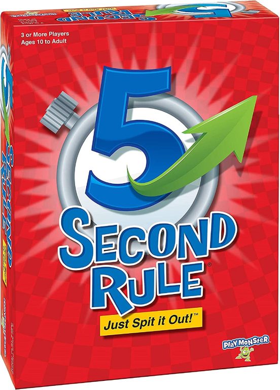 5 Second Rule Party Game – 2nd Edition – Think Fast and Shout Out Answers – Ages 10+