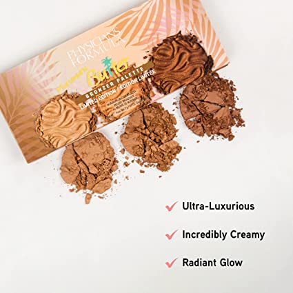 Physicians Formula Murumuru Butter Bronzer Face Makeup Palette Set, Set of 3, Light Bronzer, Sunset Bronzer, Endless Summer Powder