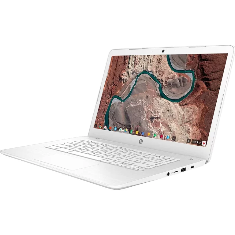 HP 14 14″ Chromebook Intel Celeron N3350 4GB RAM 32GB eMMC Snow White