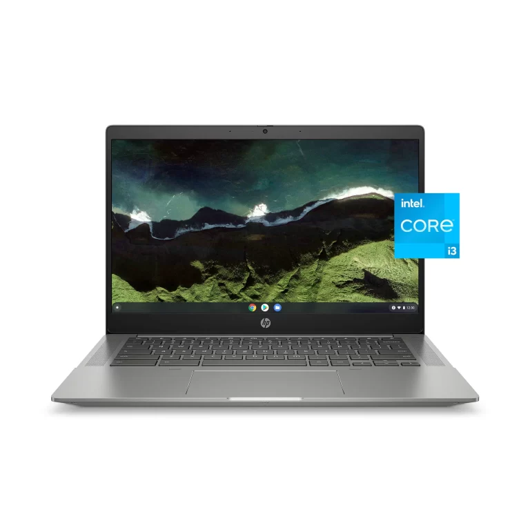 HP 14″ Chromebook, Intel i3-115G4, 4GB RAM, 128GB SSD, Silver, Chrome OS, 14b-nb0031wm