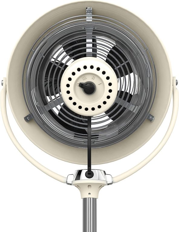 Vornado VFAN Sr. Pedestal Vintage Air Circulator Fan, Vintage White