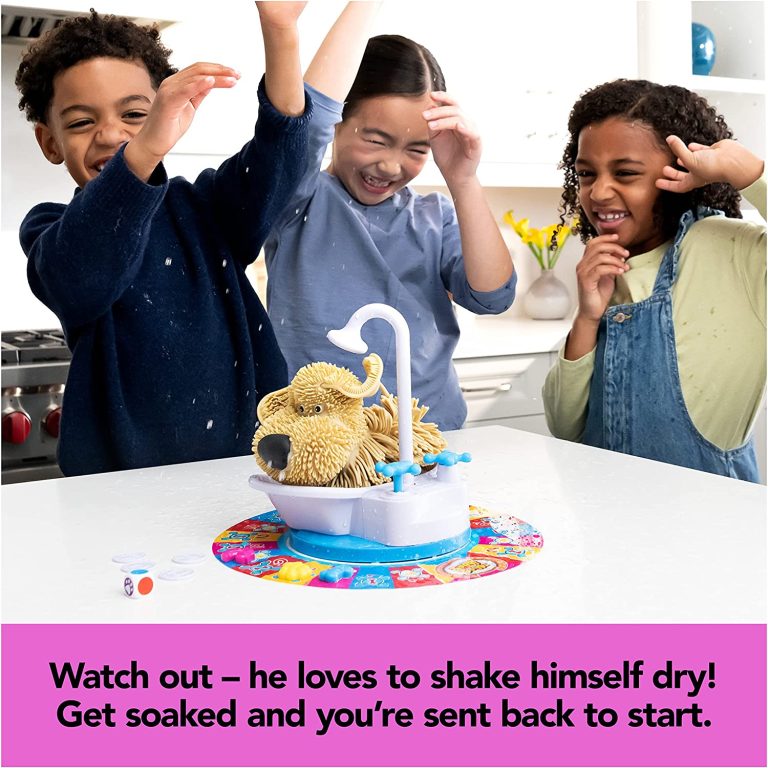 Soggy Doggy, The Showering Shaking Wet Dog Award-Winning Kids Game Board Game for Family Night Fun Games for Kids Toys & Games, for Kids Ages 4 and up