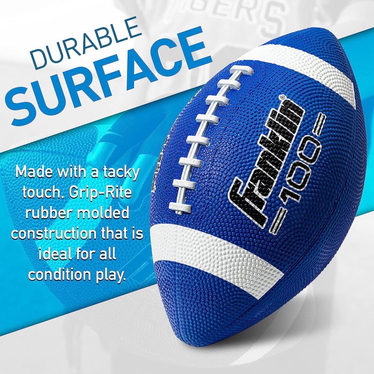 Franklin Sports Junior Football – Grip-Rite 100