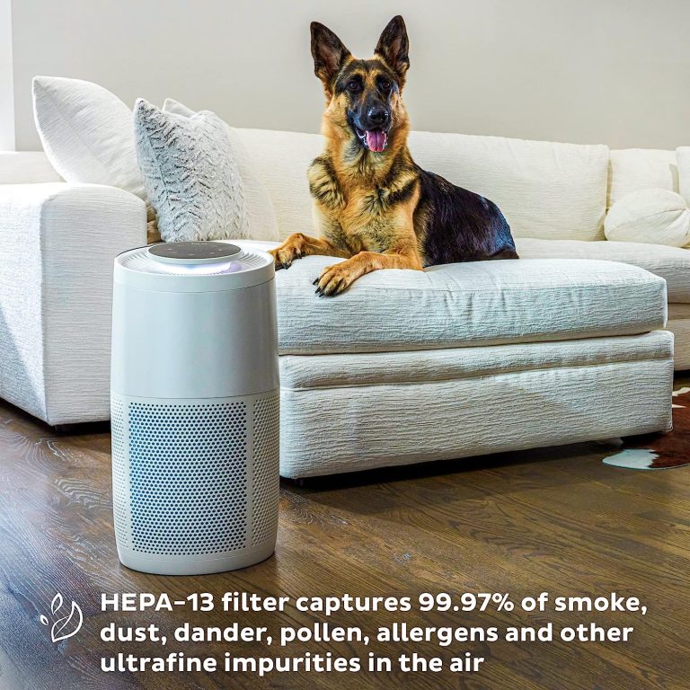 Instant HEPA Quiet Air Purifier From the Makers of Instant Pot with Plasma Ion Technology, Rooms up to 1,940ft2, removes 99% of Dust, Smoke, Odors, Pollen & Pet Hair, for Bedrooms, Offices, Charcoal