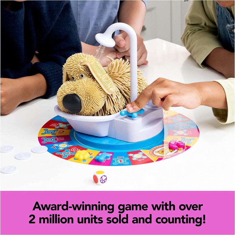 Soggy Doggy, The Showering Shaking Wet Dog Award-Winning Kids Game Board Game for Family Night Fun Games for Kids Toys & Games, for Kids Ages 4 and up