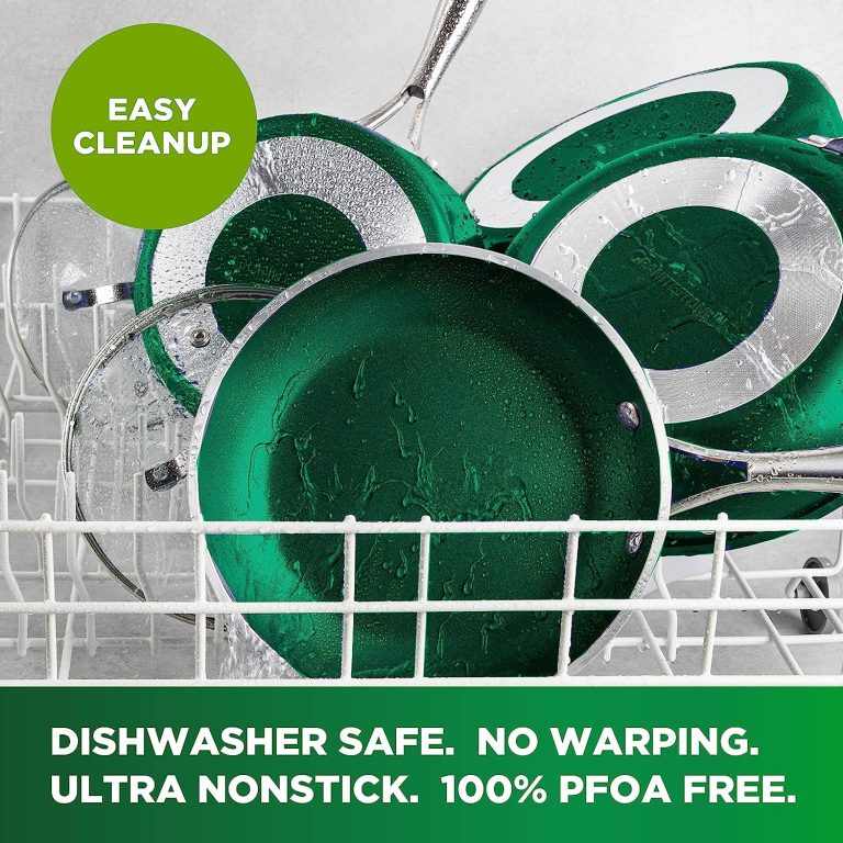 Granitestone Pots and Pans Set – 20pc Kitchen Cookware Sets Pots and Pans for Cooking Set Nonstick Cookware with Frying Pans Nonstick Pan Set Pot and Pan Set Pot Set Non Sticking Pan Set + Bakeware