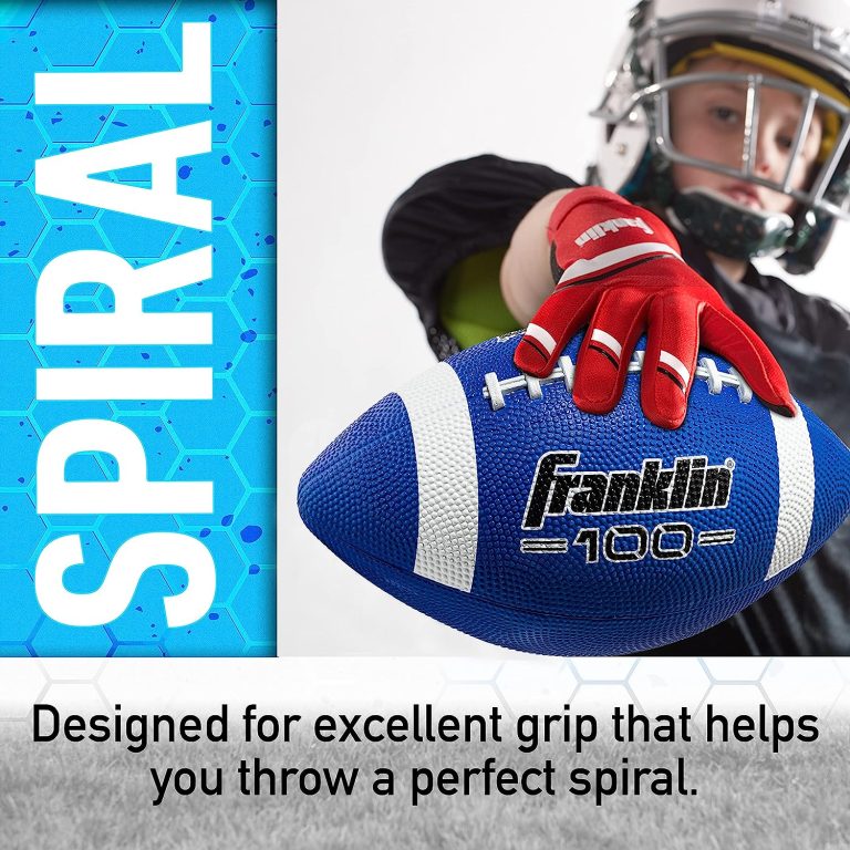 Franklin Sports Junior Football – Grip-Rite 100