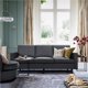 Alden Design Contemporary Fabric 3-Seater Sofa