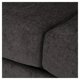 Noble House Chandler Fabric 3 Seater Sofa with Nailhead Trim