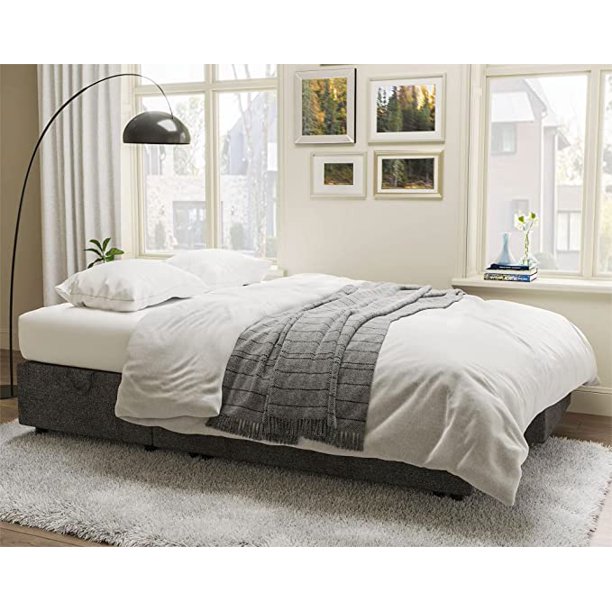 Papajet Sofa Bed, Sleeper Sofa with Storage Chaise-2 in 1 Pull Out Couch Bed for Living Room, Sectional Couch with Pull Out Bed