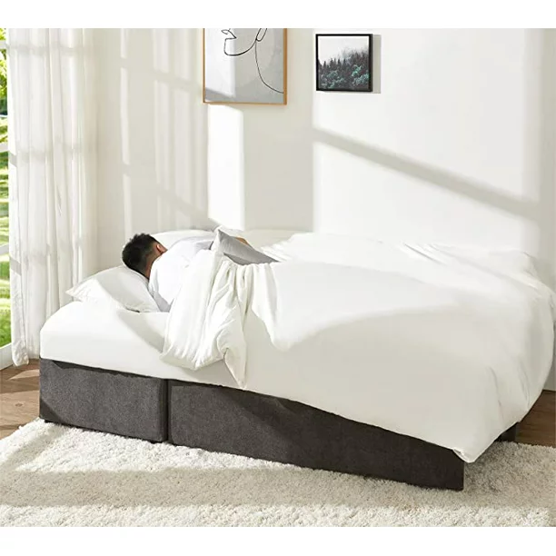 Papajet Sofa Bed, Sleeper Sofa with Storage Chaise-2 in 1 Pull Out Couch Bed for Living Room, Sectional Couch with Pull Out Bed