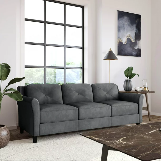 Lifestyle Solutions Taryn Sofa with Rolled Arms