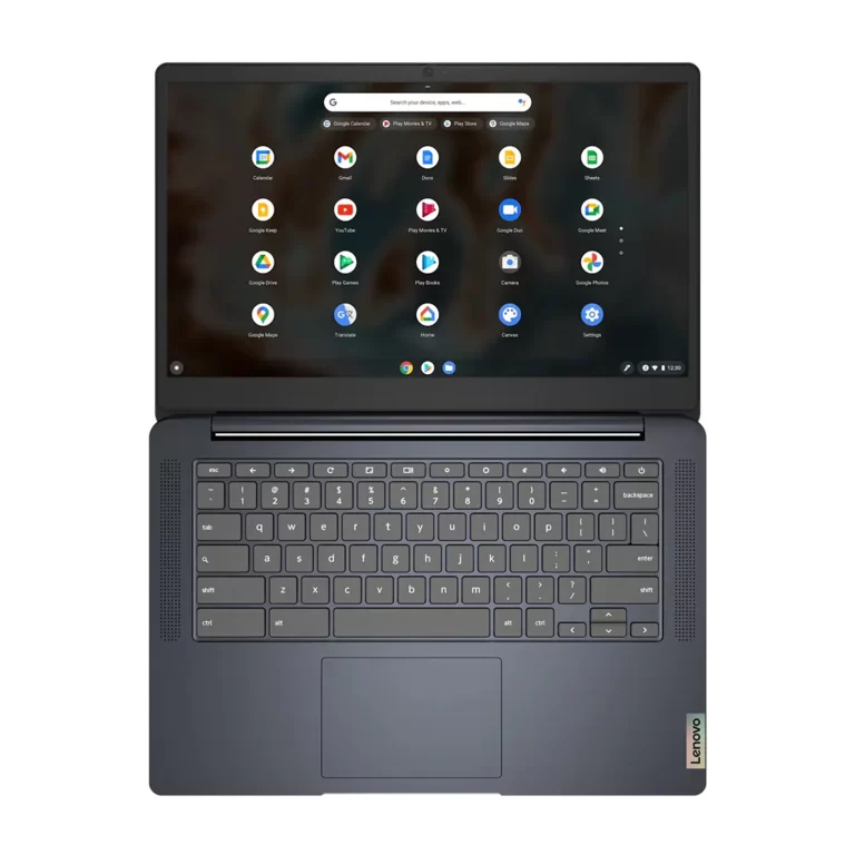 Lenovo IdeaPad 3 Chrome 14M836 14″ HD Laptop, MediaTek MT8183, 4GB LPDDR4X, ARM Mali-G72 MP3, 64GB eMMC, Chrome OS, Abyss Blue. 82KN002GUS