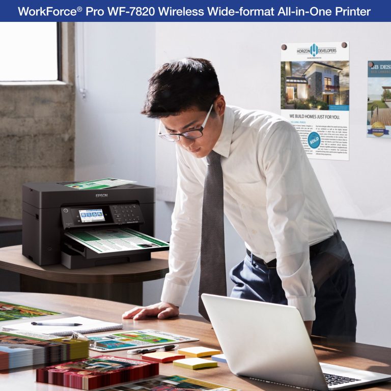 Epson WorkForce Pro WF-4820 Wireless All-in-One Printer with Auto 2-Sided Printing, 35-Page ADF, 250-Sheet Paper Tray and 4.3″ Color Touchscreen