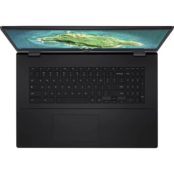 ASUS 17.3″ FHD Chromebook, Intel Celeron, 4GB RAM, 64GB eMMC, Chrome OS, Grey, CX1700CKA-WS44F-M