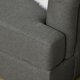 HOMCOM 3-Seater Sofa Couch, 71″ Modern Linen Fabric Sofa with Rubber Wood Legs and Slatted Frame for Living Room, Bedroom and Apartment