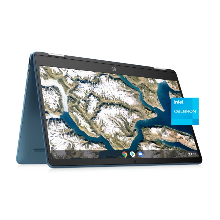 HP14â€ X360 Touch, Chromebook, Intel Celeron N4000, 4GB RAM, 64 GB eMMC, Teal, Chrome OS, 14a-ca0130wm