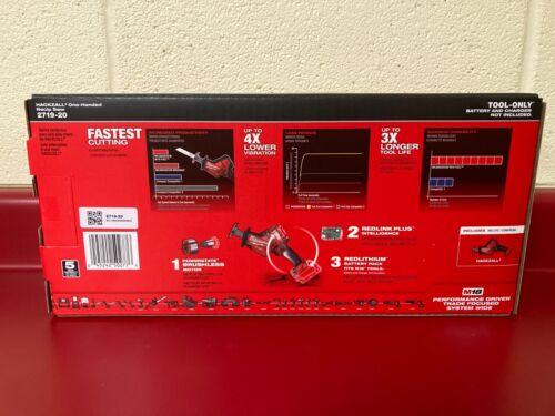 Milwaukee 2719-20 — M18 Fuel Hackzall Reciprocating Saw – Sealed Box w/ Warranty