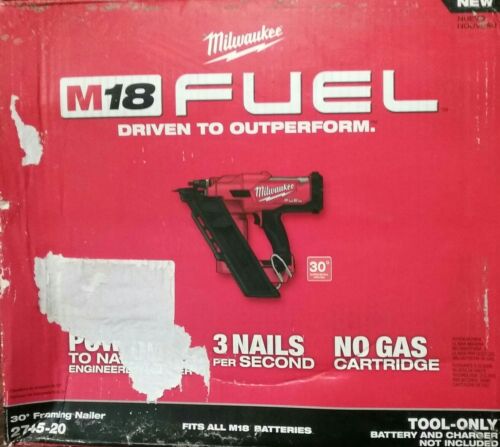 NEW!! MILWAUKEE Lithium-Ion Brushless Cordless Framing Nailer (Tool Only)