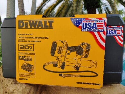 DEWALT 20V MAX Li-Ion Grease Gun DCGG571M1 Sealed NEW! USA SEALED!