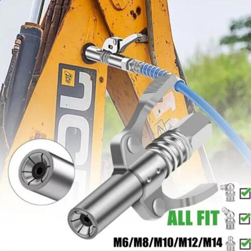 High Pressure Lock Clamp Type Grease Nozzle Car Grease Nozzle Oiling Gun Tool^