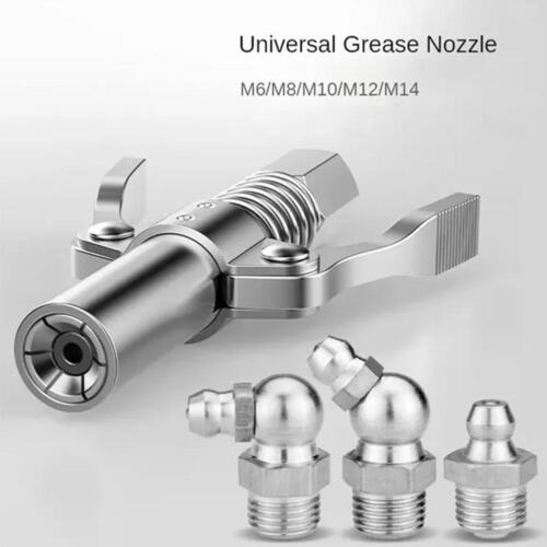 High Pressure Lock Clamp Type Grease Nozzle Car Grease Nozzle Oiling Gun Tool^