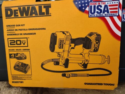 DEWALT 20V MAX Li-Ion Grease Gun DCGG571M1 Sealed NEW! USA SEALED!