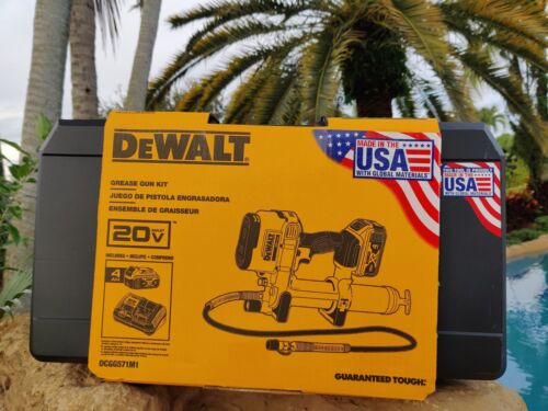 DEWALT 20V MAX Li-Ion Grease Gun DCGG571M1 Sealed NEW! USA SEALED!