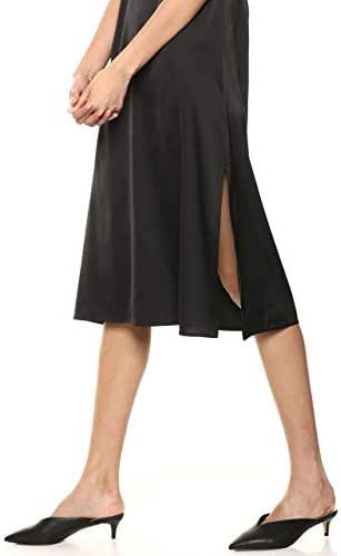 The Drop Women’s Ana Silky V-Neck Midi Slip Dress
