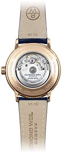 RAYMOND WEIL Men’s 2237-PC5-00508 Maestro Analog Display Automatic Self Wind Blue Watch