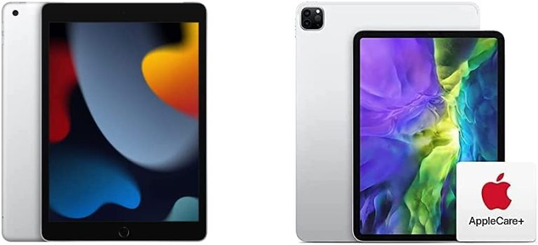 Apple 2021 10.2-inch iPad (Wi-Fi + Cellular, 256GB) – Silver with AppleCare+ (Renews Monthly Until Cancelled)