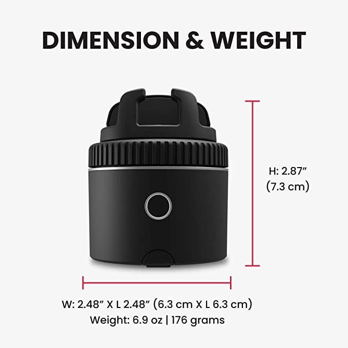 Pivo Pod – Auto Face Tracking Smartphone Holder, 6 Speed, Automatic Zoom, Horse Riders, AI Technology 360° Rotation with Remote Control