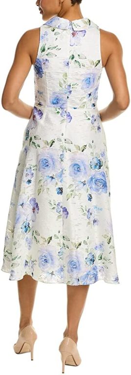 Adrianna Papell Women’s Printed Jacquard Shirt Dress