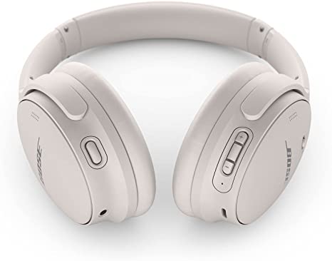 Bose QuietComfort 45 Bluetooth Wireless Noise Cancelling Headphones – White Smoke