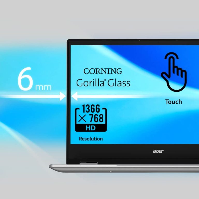 Acer Chromebook Spin 314 Convertible Laptop | Intel Pentium Silver N6000 | 14″ HD Corning Gorilla Glass Touch Display | 4GB LPDDR4X | 128GB eMMC | Intel Wi-Fi 6 AX201 | Chrome OS | CP314-1H-P9G7