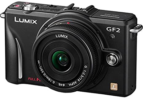 Panasonic Lumix DMC-GF2 12 MP Micro Four-Thirds Mirrorless Digital Camera with 3.0-Inch Touch-Screen LCD and 14-42mm Lens (Black)
