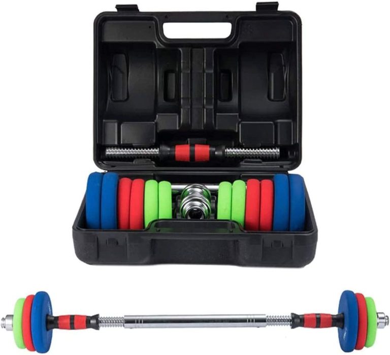 ZJHYXYH Dumbbell Men and Women Dumbbell Weight Lifting Dumbbell Home Fitness Equipment A Pair of Dumbbell Sports Equipment Barbell (Size : 20KG)