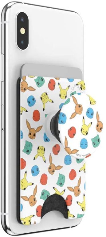 PopSockets PopWallet+: Swappable and Repositionable Wallet – Pokemon Faces