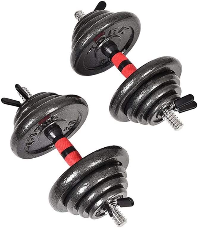 No-logo Dumbbell Men and Women Dumbbell Weight Lifting Dumbbell Home Fitness Equipment A Pair of Dumbbell Sports Equipment Barbell (Size : 15KG)
