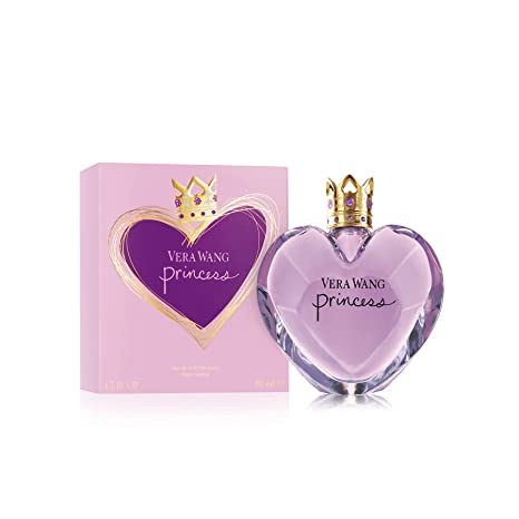 Vera Wang Princess Eau de Toilette for Women – Fruity Floral Scent – Sweet Notes of Vanilla, Water Lily, and Apricot – Feminine and Modern – 1.7 Fl Oz
