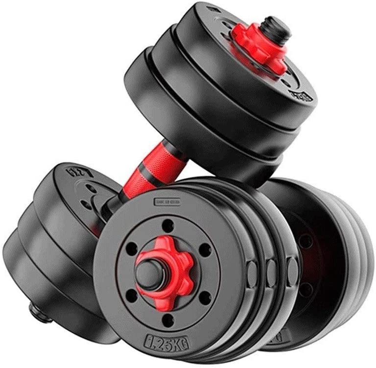 ZJHYXYH Dumbbell Men and Women Dumbbell Weightlifting Dumbbell Home Fitness Equipment a Pair of Dumbbell Sports Equipment Barbell (Size : 10KG)