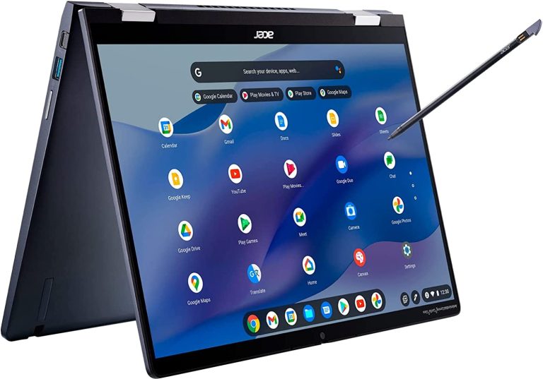 Acer – Chromebook Spin 714 Laptop – 14.0″ 2-in-1 Touchscreen – Intel Evo Core i5 â€“ 8GB â€“ 256GB SSD – Slate Blue Gorilla Glass with Built-in Tablet Pen