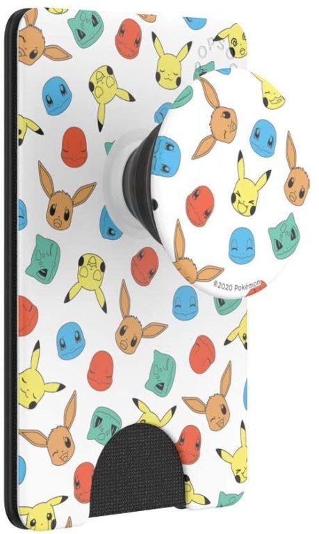 PopSockets PopWallet+: Swappable and Repositionable Wallet – Pokemon Faces