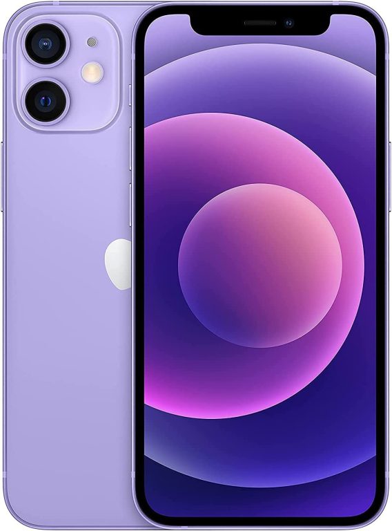 Apple iPhone 12 Mini, 128GB, Purple – Unlocked (Renewed Premium)