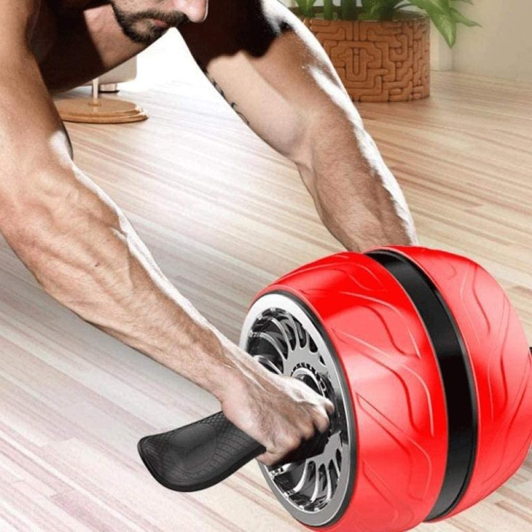 YFDM Household weight loss equipment Fat burning Abdomen intelligent rebound family vest line sports fitness equipment abdominal wheel (Color :…