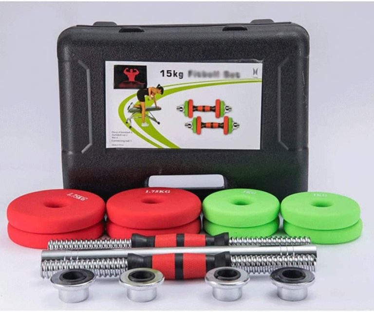 ZJHYXYH Dumbbell Men and Women Dumbbell Weight Lifting Dumbbell Home Fitness Equipment A Pair of Dumbbell Sports Equipment Barbell (Size : 20KG)